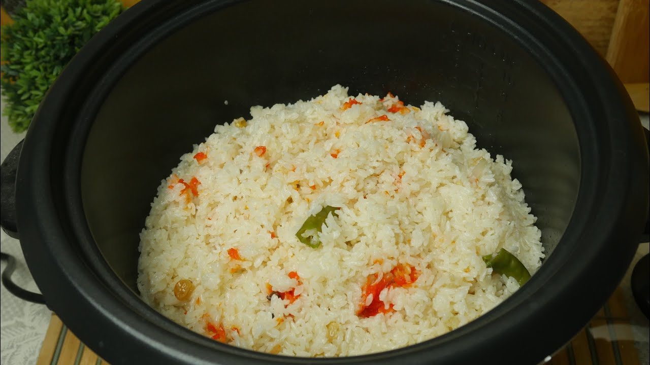 রাইস কুকারে নরম ঝরঝরে সাদা পোলাও সহজে রান্নার রেসিপি । Rice Cooker Polao