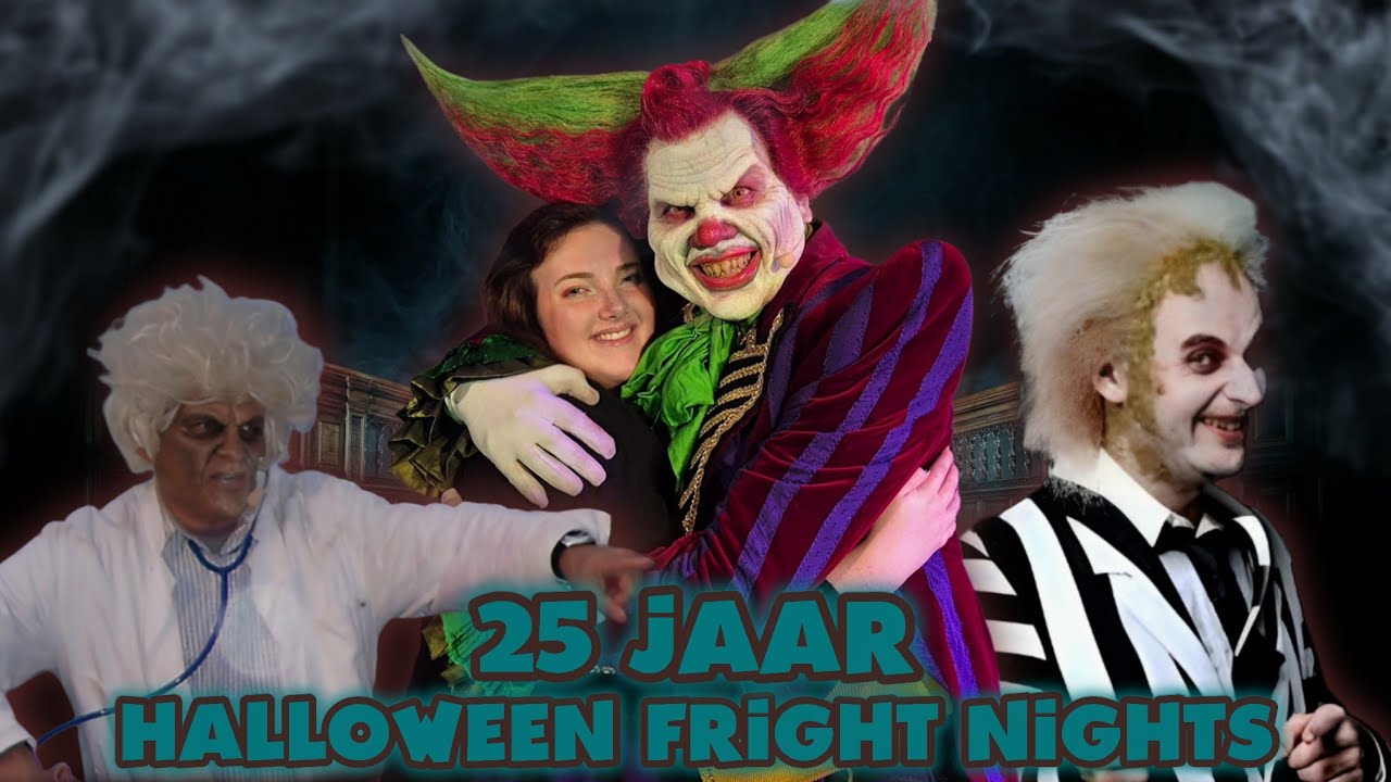 Walibi [VLOG] 25 JAAR HALLOWEEN FRIGHT NIGHTS! DR. SHOCK, BEETLEJUICE, OUDE PERSONAGES & MEER!