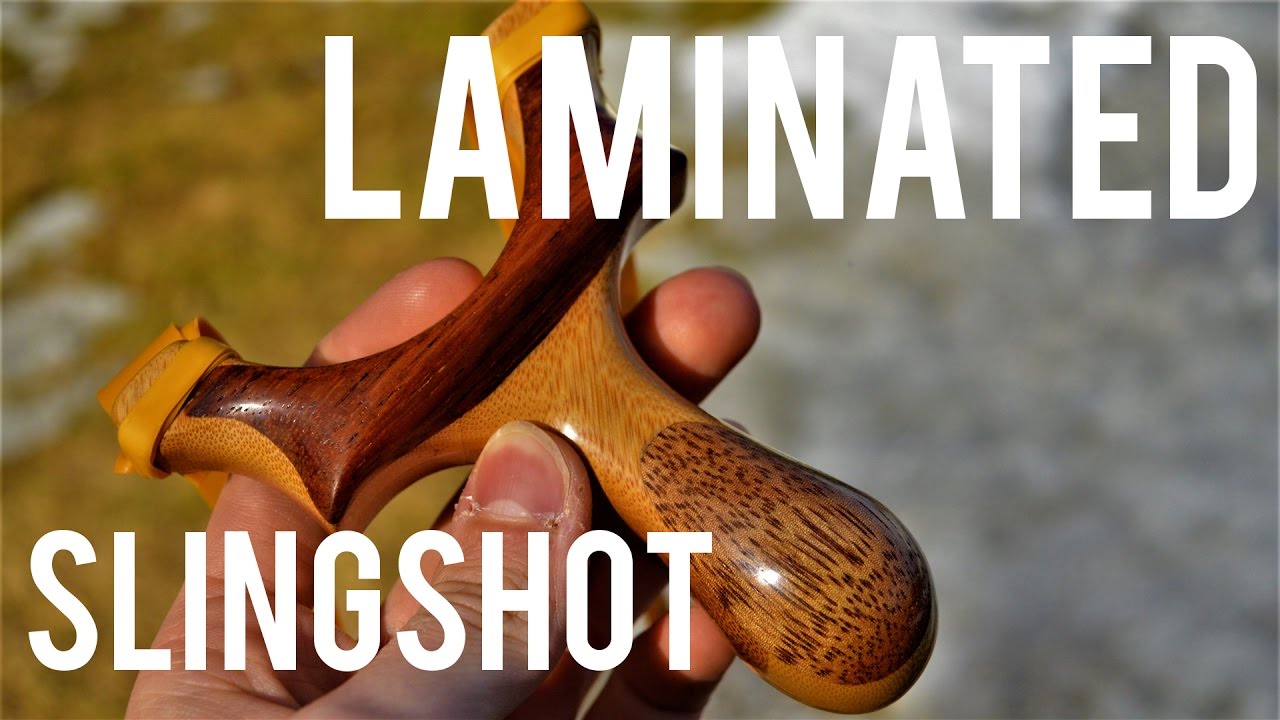 Making A Laminated Thumb And Index Finger Grip Slingshot