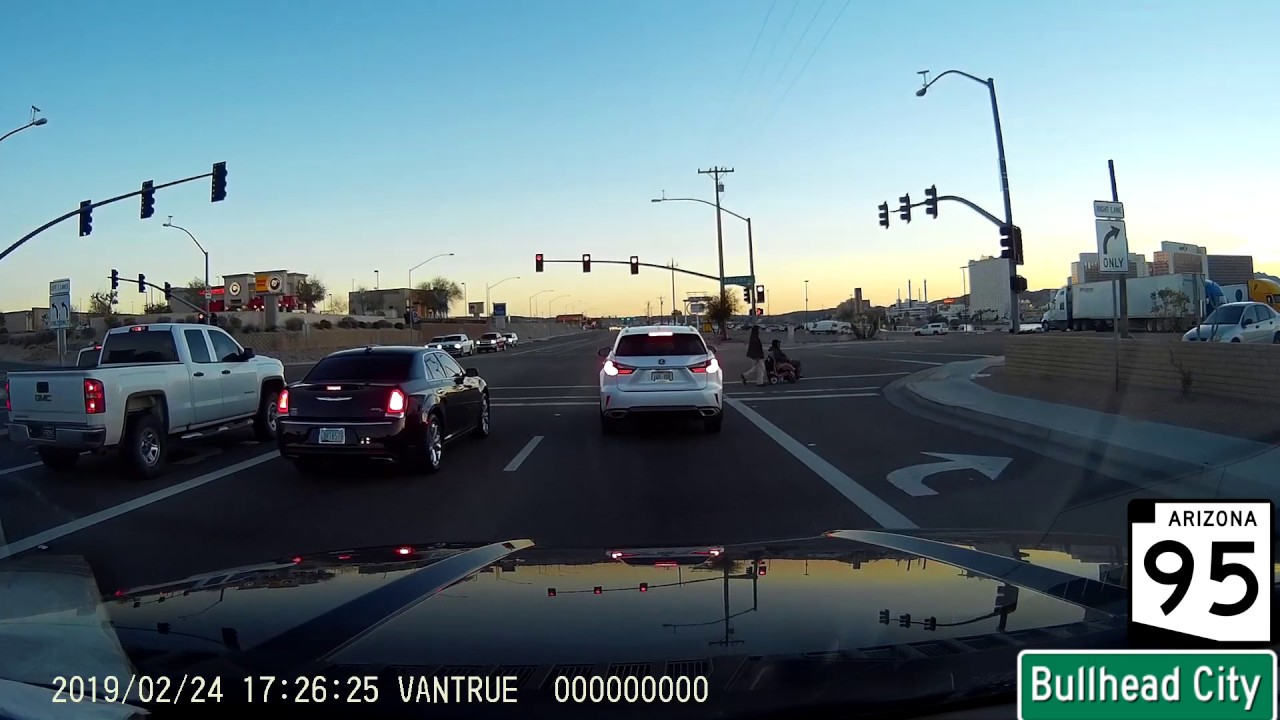 Kingman Arizona to Bullhead City Arizona Via AZ 68 Golden Valley 1080P