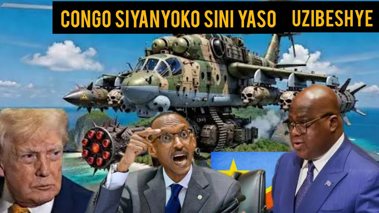 TRUMP ASABYE PRES KAGAME BWANYUMA KUVANA INGABO ZE MURI KONGO MBERE YOKUMUFATIRA IBIHANO BYAKOMEYE 