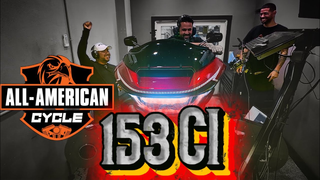 153 CI M8 Motor! Hand Built by All American Cycle! Huge Power!