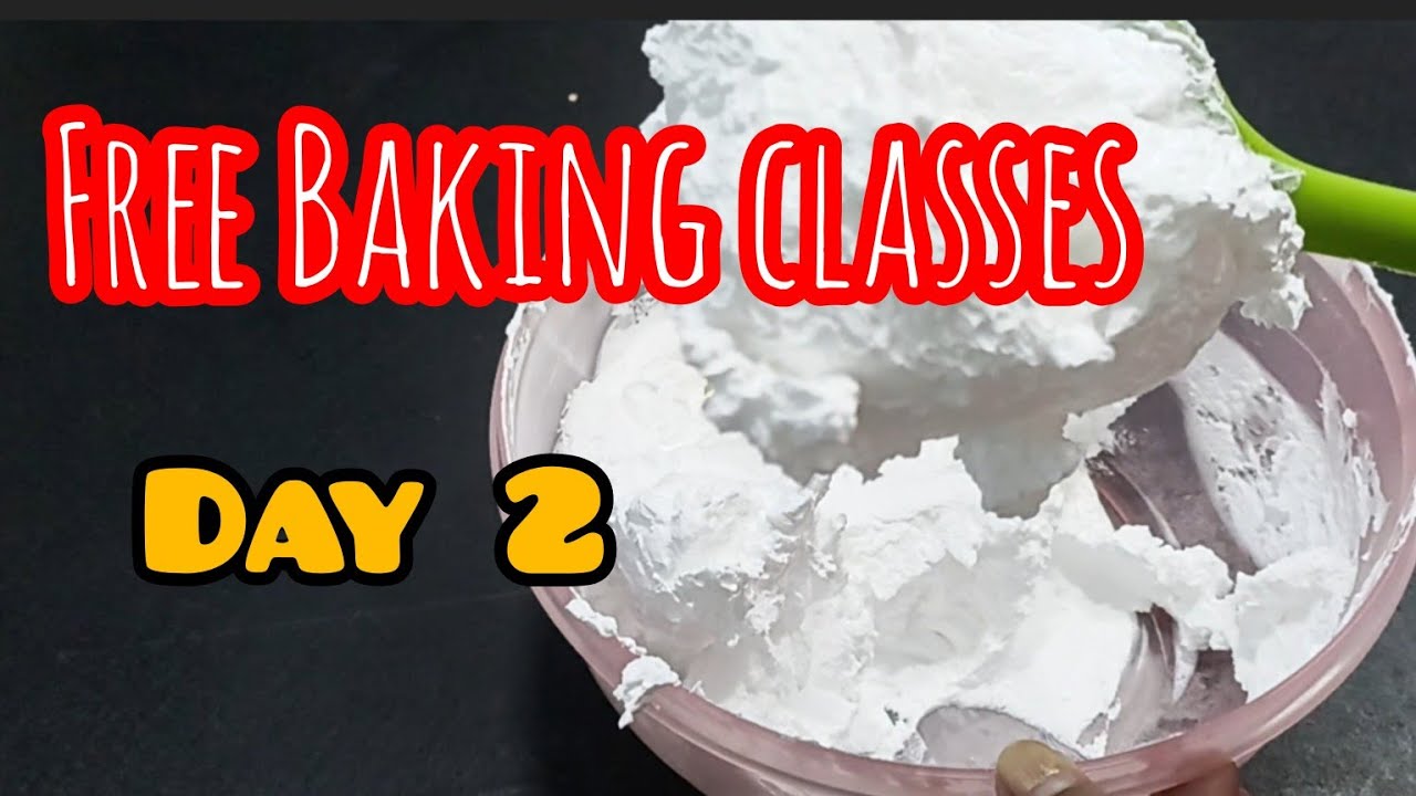 online Baking Free classes | Day 2 | How To Beat Whipping Cream Perfectly | Chandrika Behera