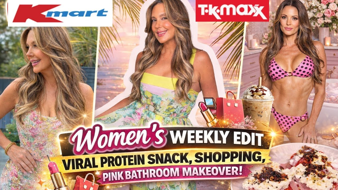 Womens Weekly Edit | Pink Bathroom Makeover, Viral Protein Snack, Shopping TKMaxx & Kmart, Slushie 