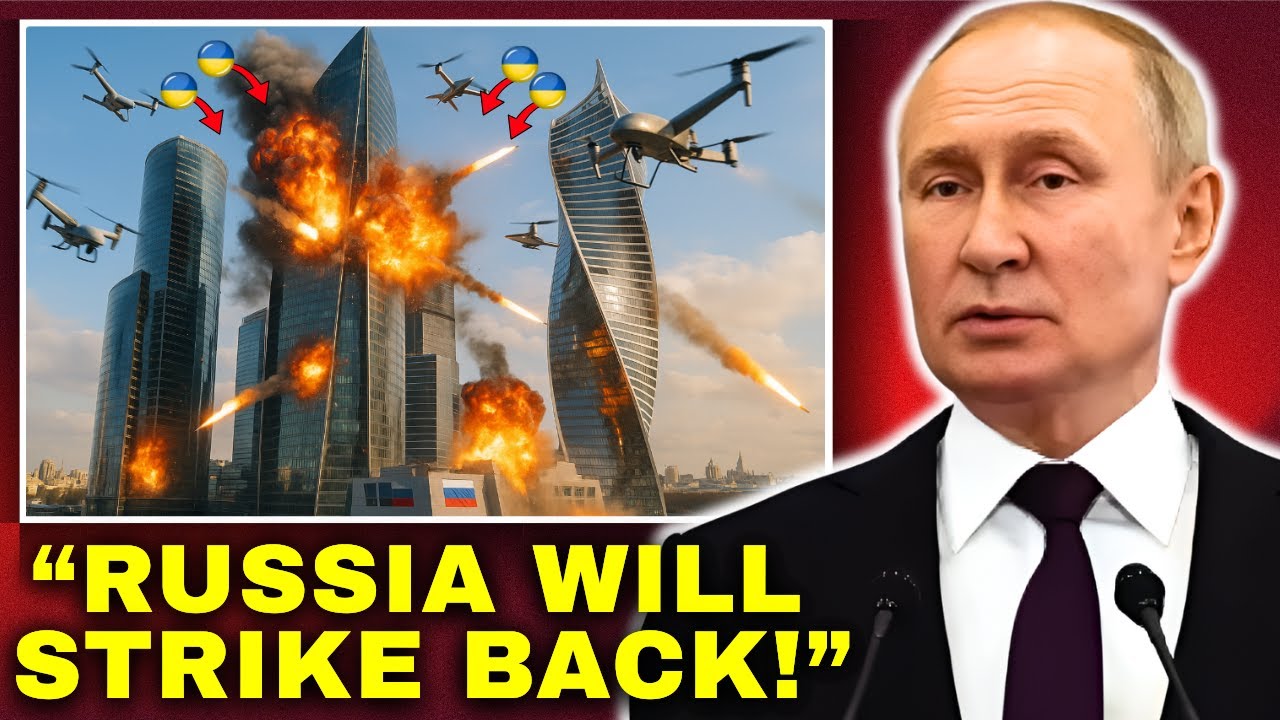 Ukrainian Drones STRIKE Moscow’s $1.8B Business Skyscrapers - Then THIS Happened
