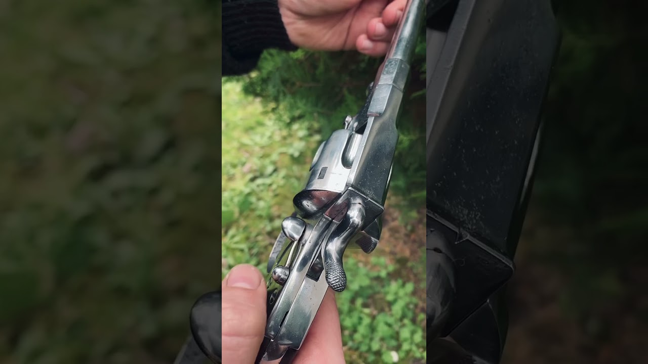 Giant revolver M79 hand cannon of 19th century #gun #blackpowder #antique