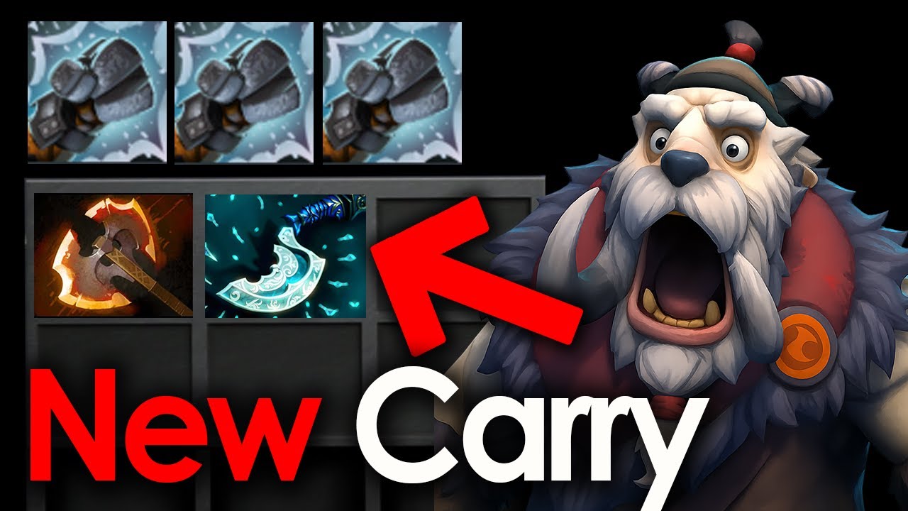 Tusk Carry Imba - New Battle Fury Build | Patch 7.40c