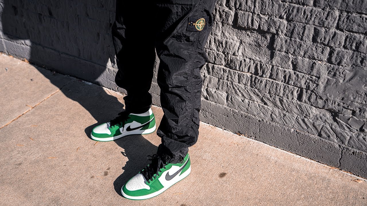 AIR JORDAN 1 MID PINE GREEN REVIEW!