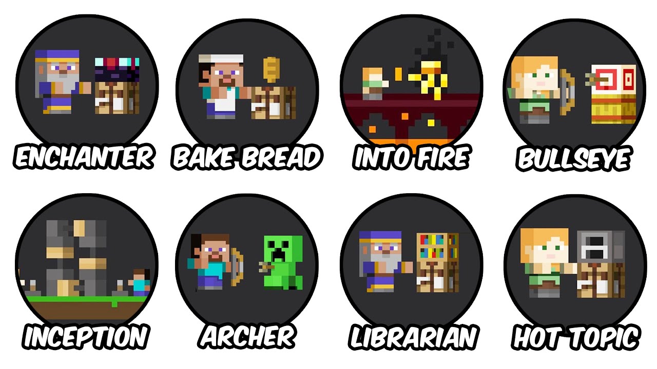 Every In-game Achievement in Minecraft Explained In 30 Minutes