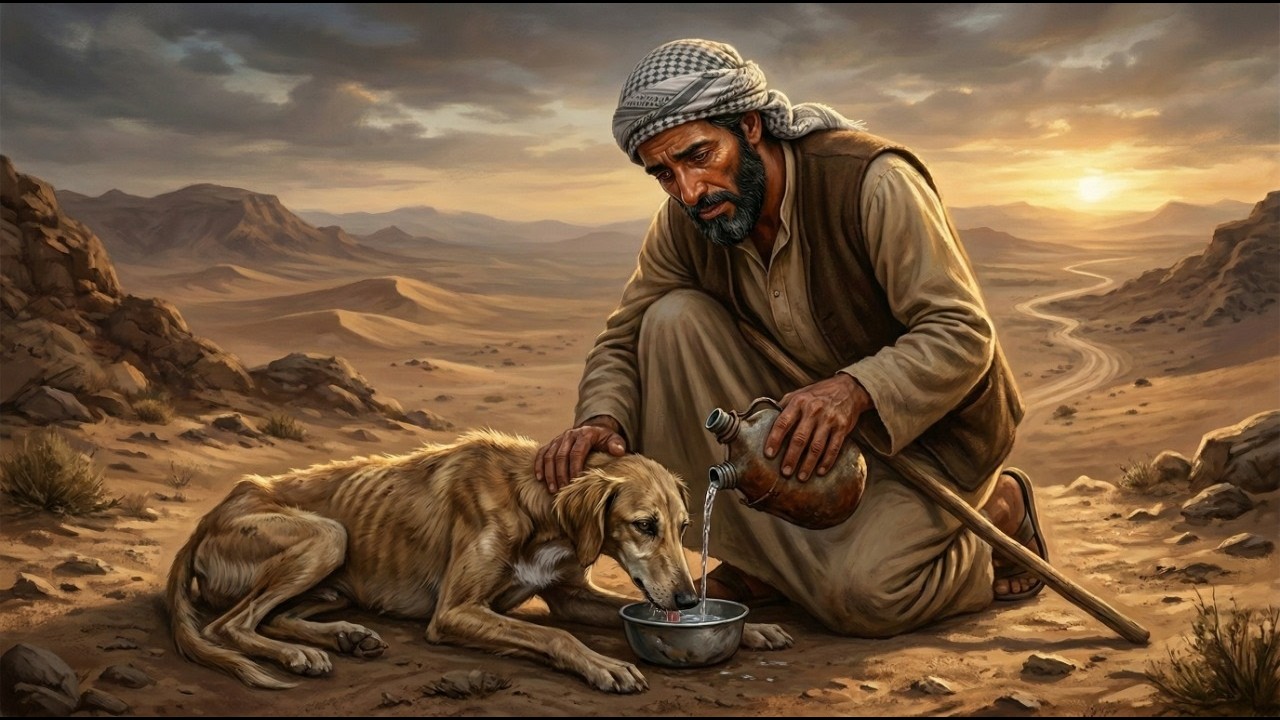قصة الرجل الذي سقى كلب وانقذه من الموت.....فرزقه الله من حيث لا يحتسب