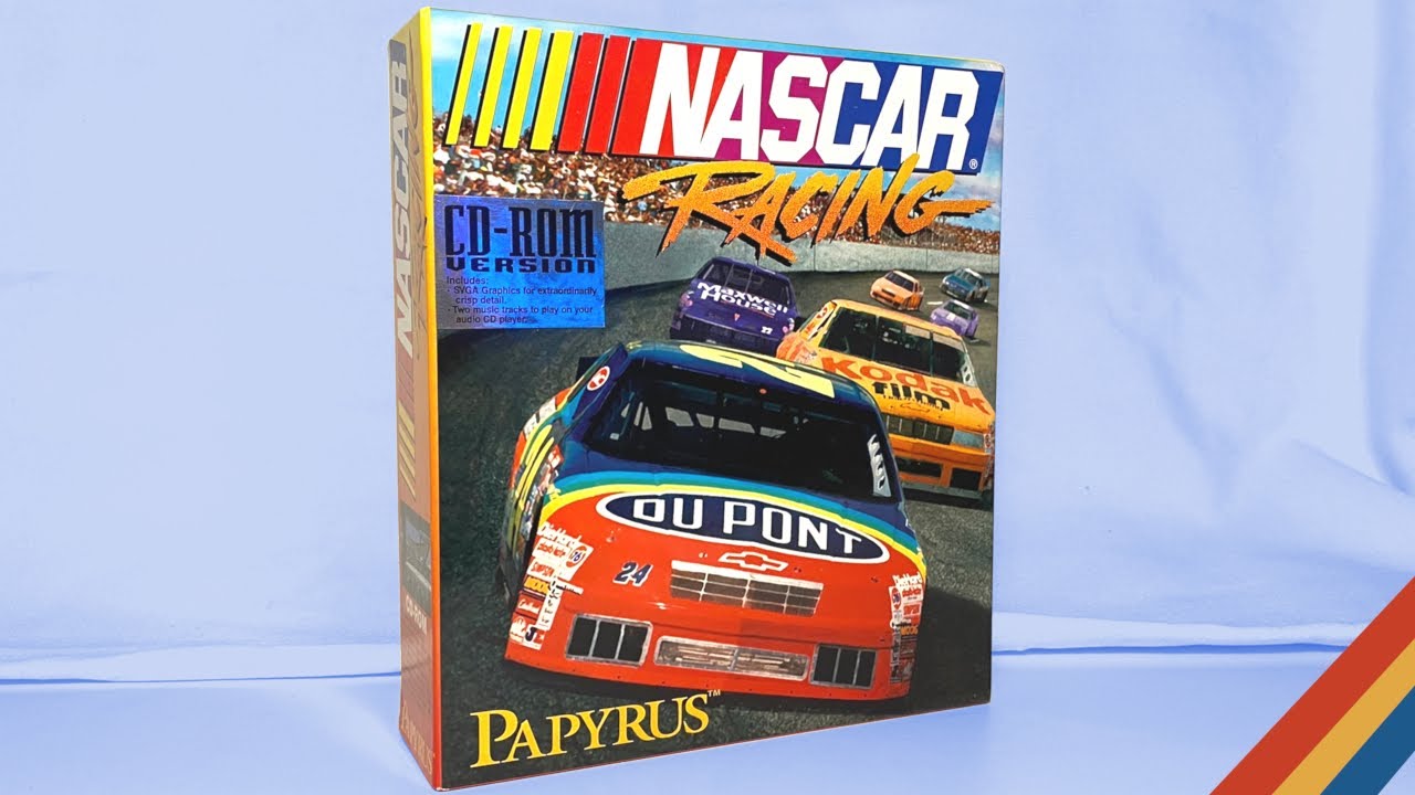 NASCAR Racing от Papyrus — распаковка и обзор