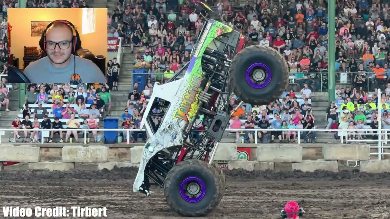 STUFFED IT INTO A BUS! Monster Trucks Miami Oklahoma Show 2 2025 Commentary