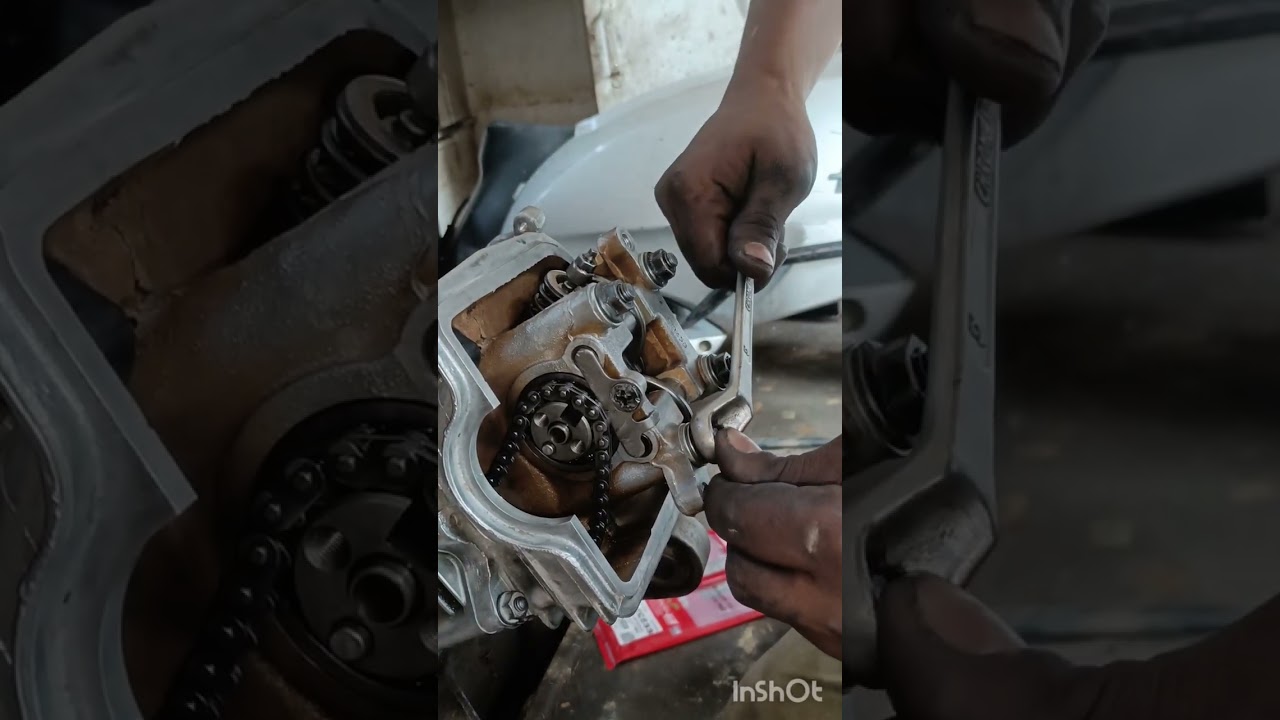 Half engine fitting access Suzuki 125 #Suzuki#public#mechanic#service 