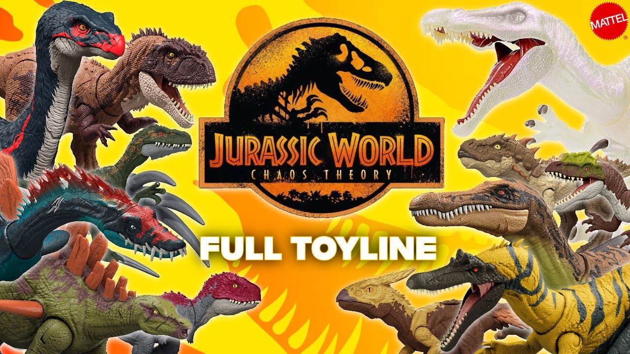Юрский мир: Теория хаоса (2025) ВЕСЬ обзор Toyline + скан-коды!
