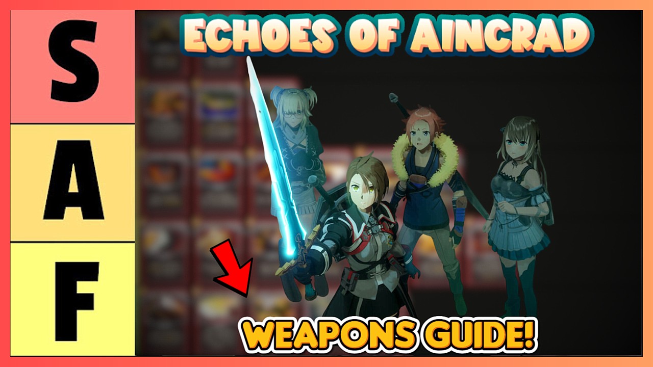Тир-лист ЛУЧШЕГО оружия в Echoes of Aincrad (2026) | Гайд по всем классам