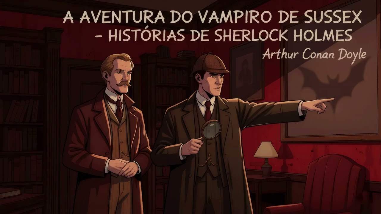 A AVENTURA DO VAMPIRO DE SUSSEX - HISTÓRIAS DE SHERLOCK HOLMES - AUDIOLIVRO COMPLETO