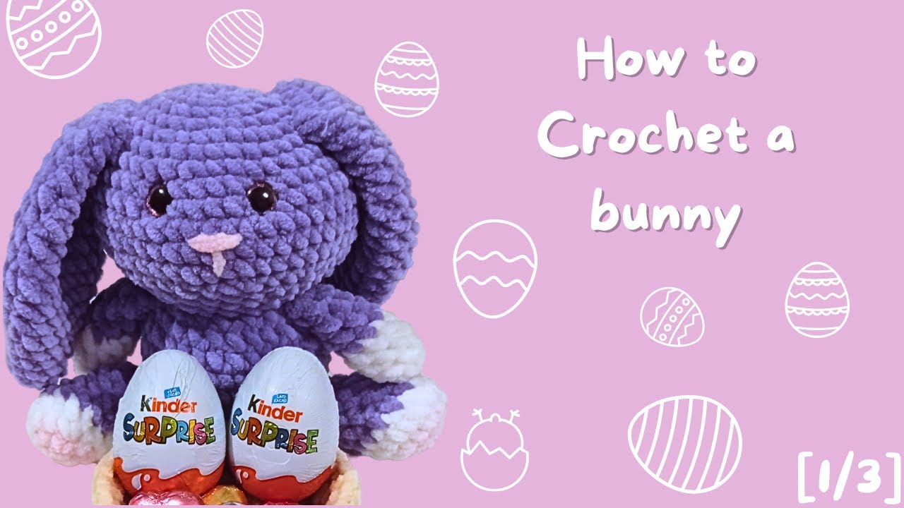 How to crochet a bunny | tutorial | crochet | amigurumi [1/3]