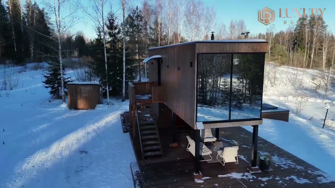 Ojasaarõ - Talv droon  (hämar)