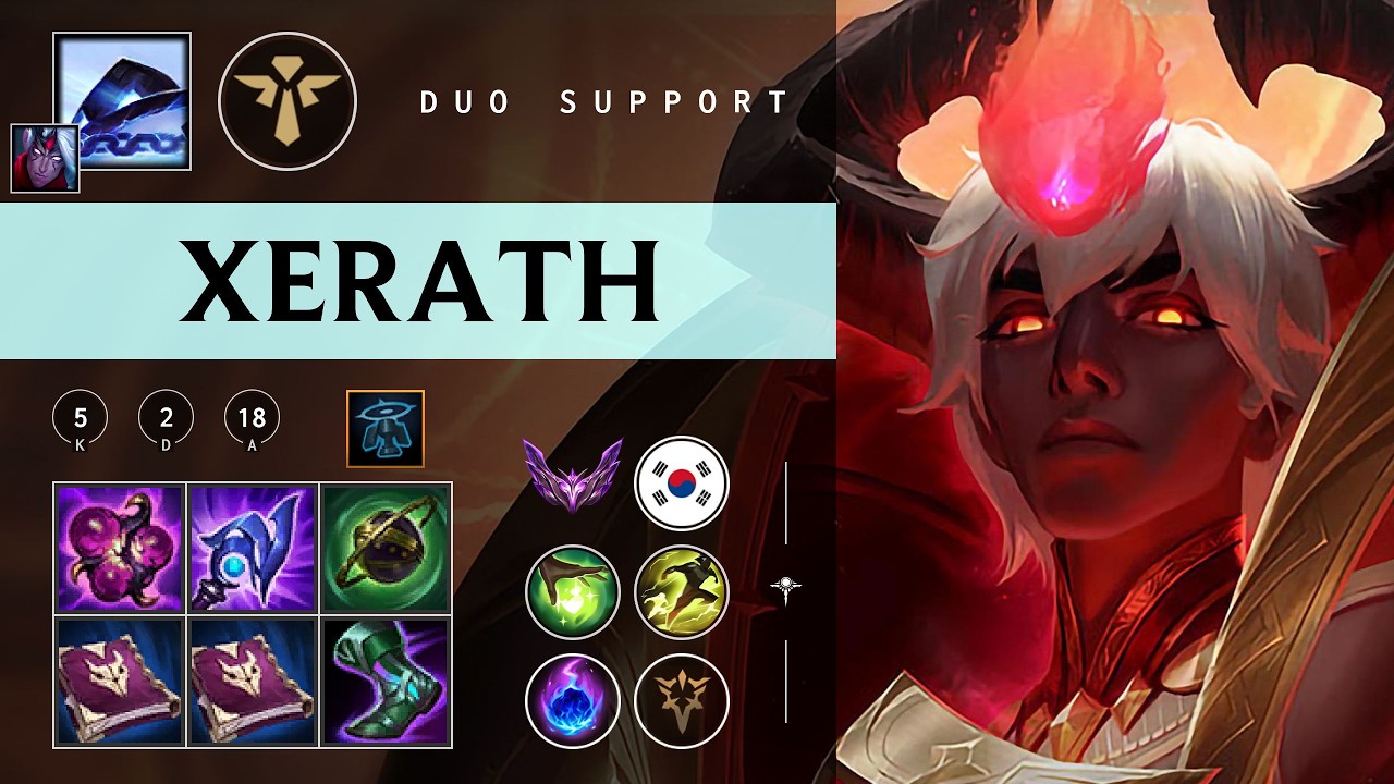 Xerath Support vs Hwei - KR Master Patch 26.04