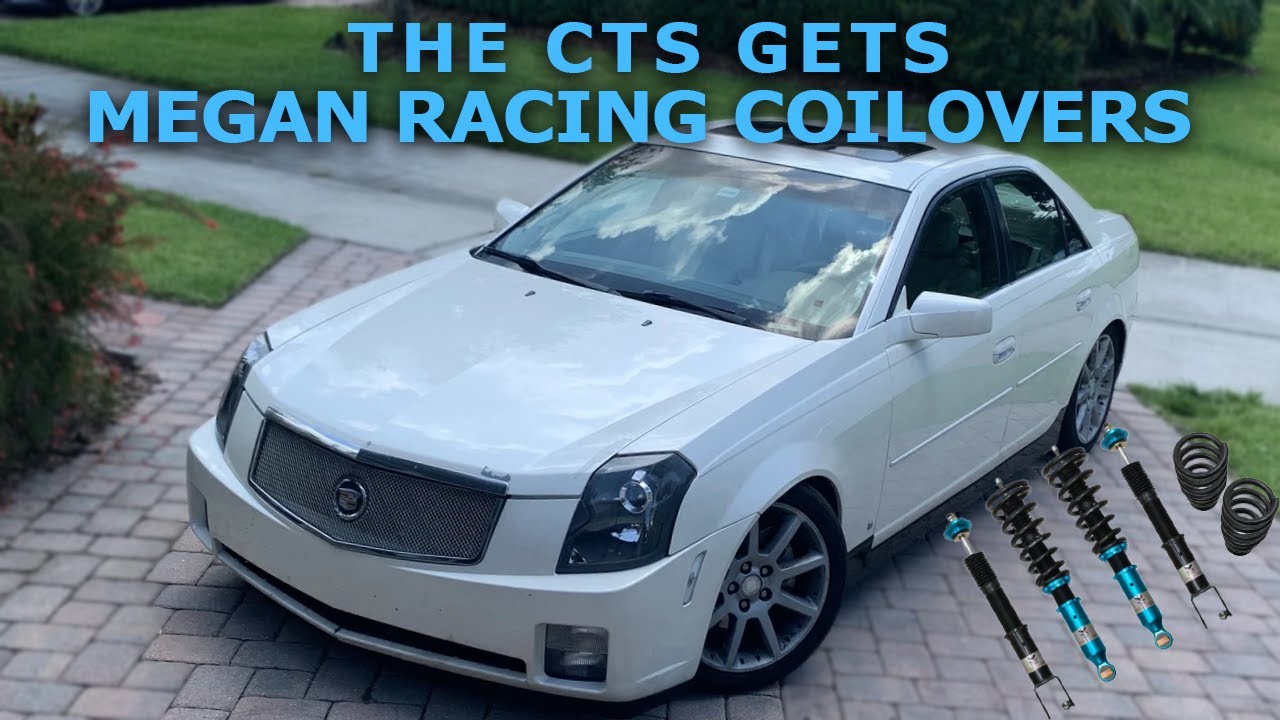 THE CTS GETS MEGAN RACING COILOVERS...