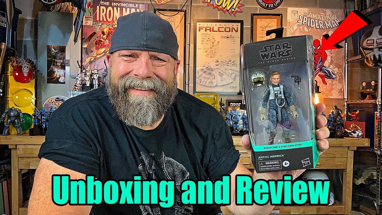 The Black Series Antoc Merrick Rogue One Figure | Unboxing and Review