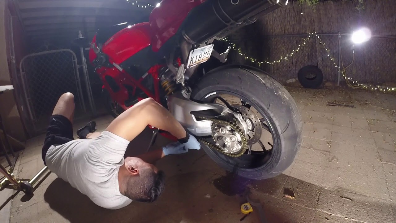 2008 Ducati 1098 Chain Adjustment