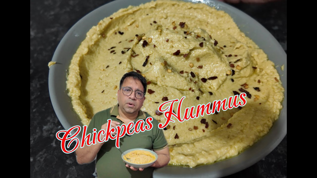 Easy and Healthy Chickpeas Hummus