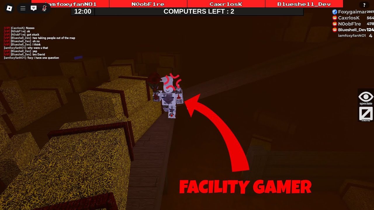 PLAYING WITH FACILITY GAMER | Flee The Facility | Roblox
