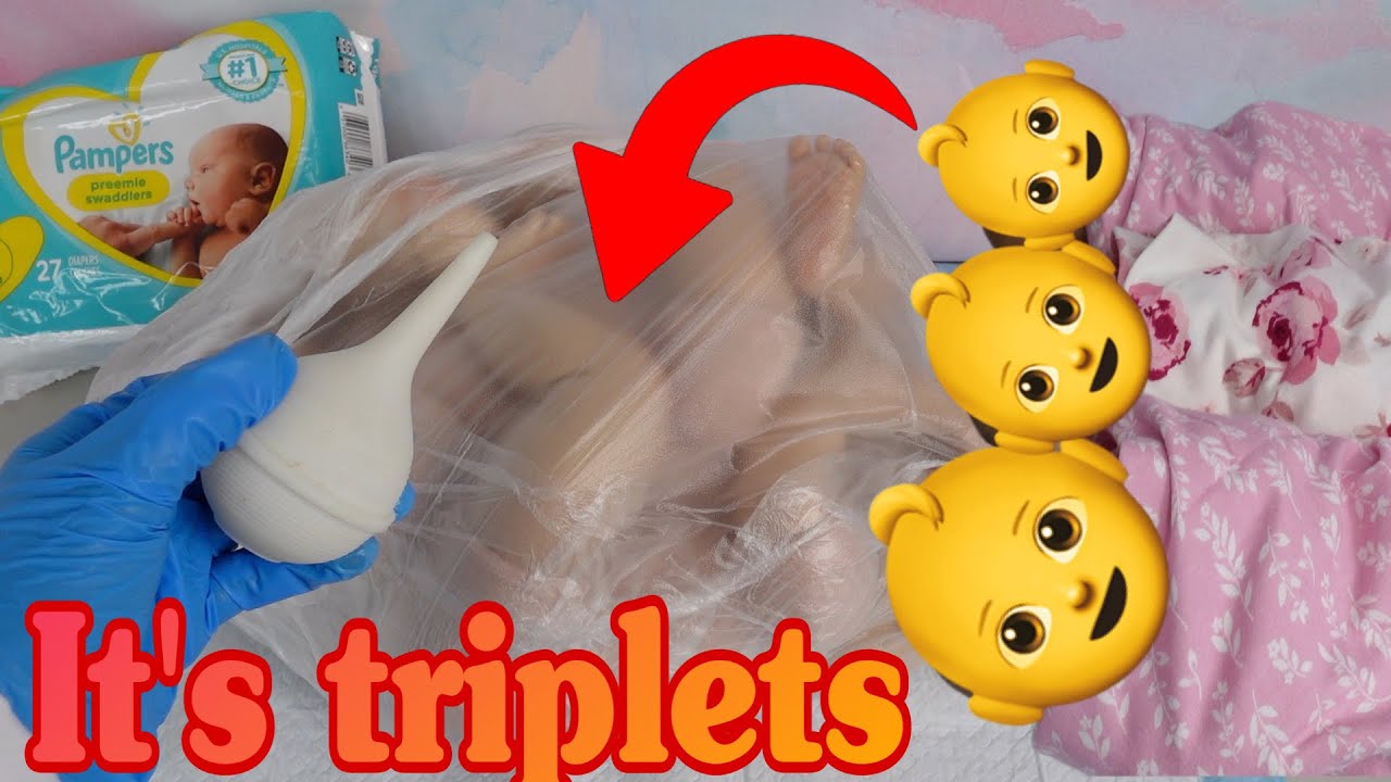 Birth of Reborn Triplets babies in the Womb