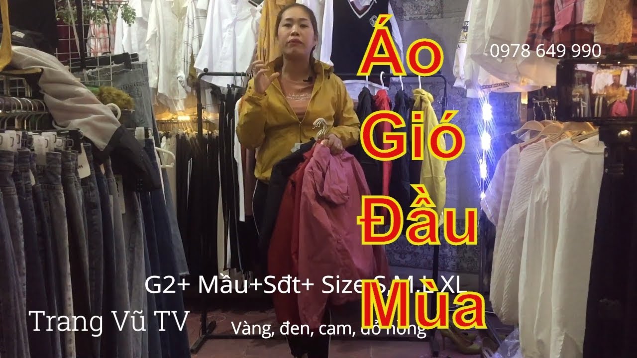 Áo gió đầu mùa rẻ áo khoác nữ đẹp thời trang nữ Trang Vũ TV #128