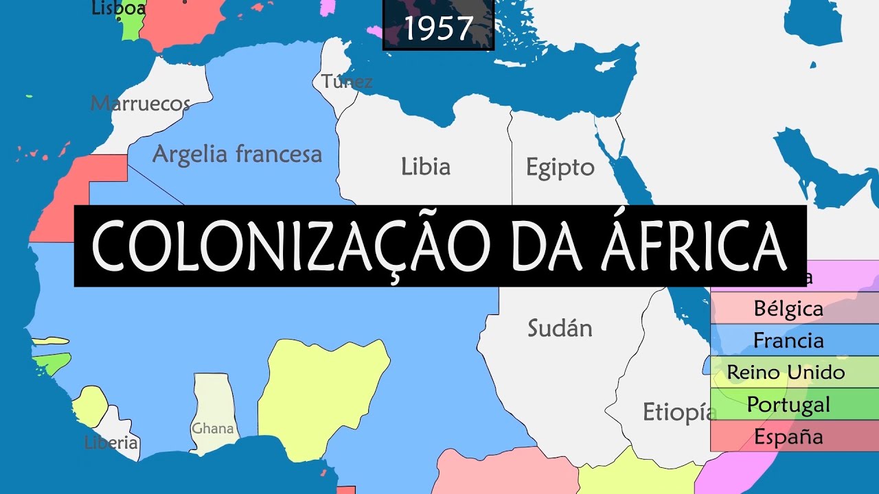 Colonização da África - resumo de meados do século XV a 1980