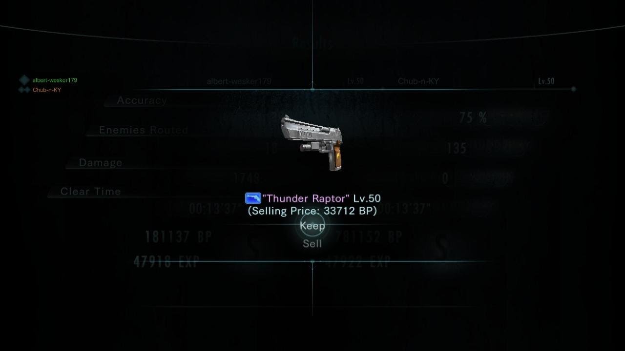 RESIDENT EVIL REVELATIONS #12 Thunder Raptor Purple Max Slot