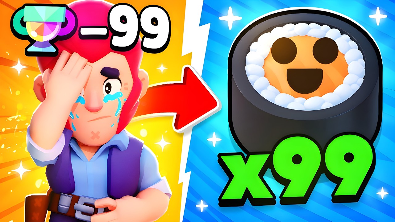 Kaybettiğim Kupa Kadar Suşi Açıyorum! 😱 | Brawl Stars