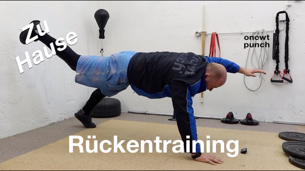 Rückentraining für zu Hause / Ohne Gewicht trotzdem maximale Körpereinsatz / Krafttraining ohne Ende