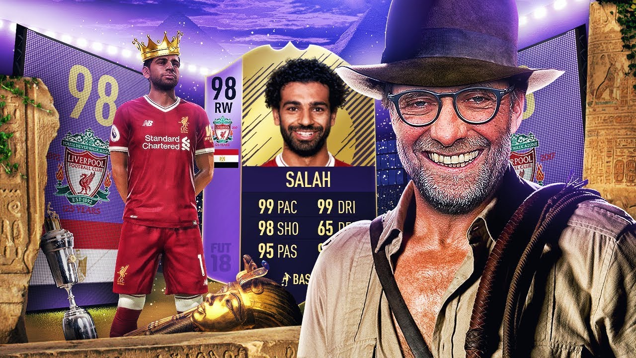 THE KING OF EGYPT! 98 PLAYER OF THE YEAR SALAH! FIFA 18 ULTIMATE TEAM