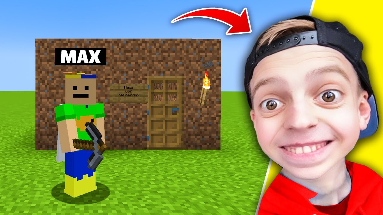 KLEINER MAX spielt 1. MAL ALLEINE MINECRAFT und DANN... 😲