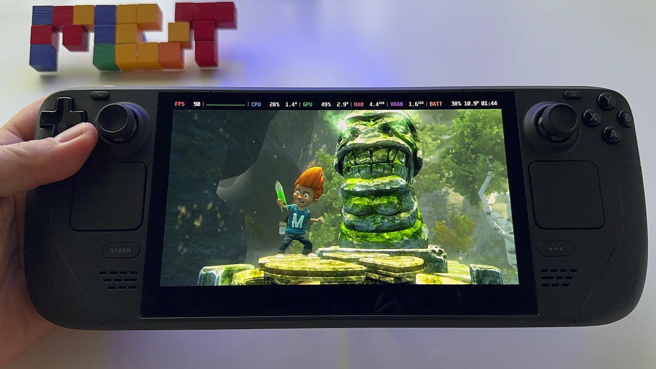 Max and the curse of the brotherhood | Steam Deck OLED handheld gameplay | Steam OS