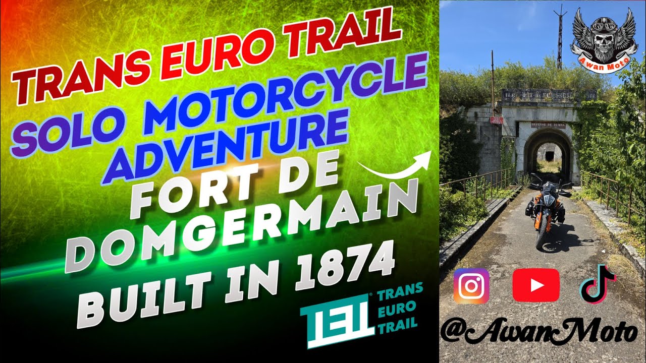 Trans Euro Trail TET France Section13 Off-road Tracks in France Solo Motorcycle Adventure@awanmoto