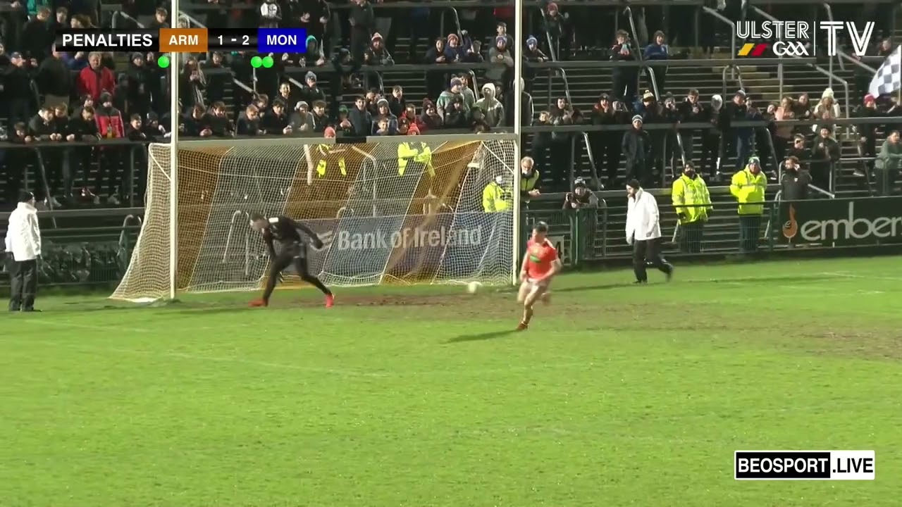 BOI Dr McKenna Cup: Armagh v Monaghan Penalties