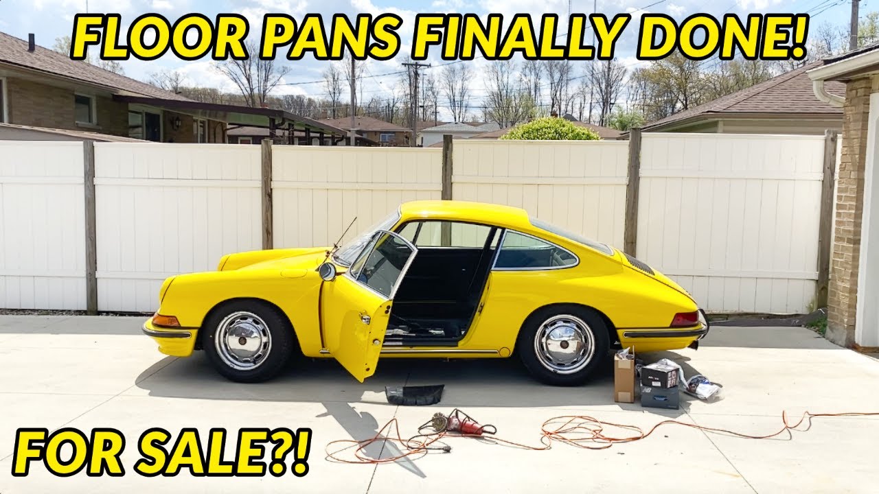 MINTY NEW FLOOR PANS - 1968 PORSCHE 912 - PART 4