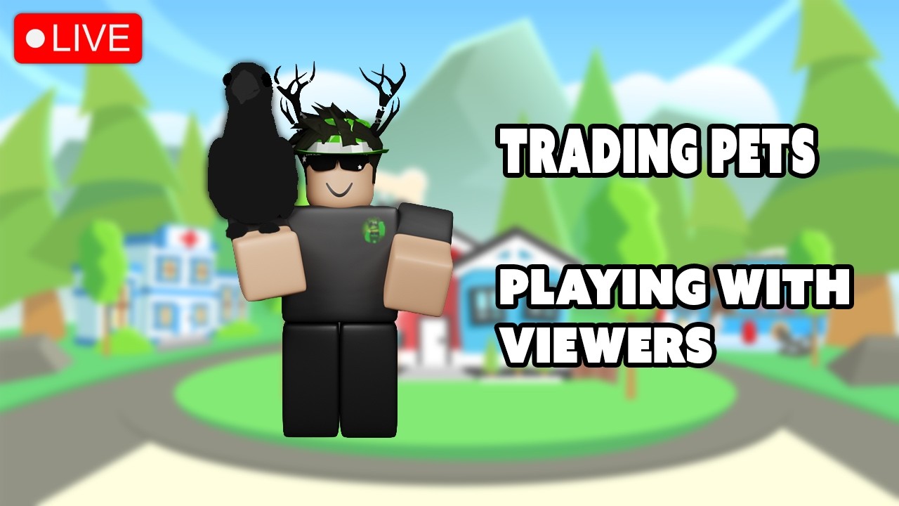 🔴LIVE🔴Adopt Me with Viewers!🐕 Trading Pets