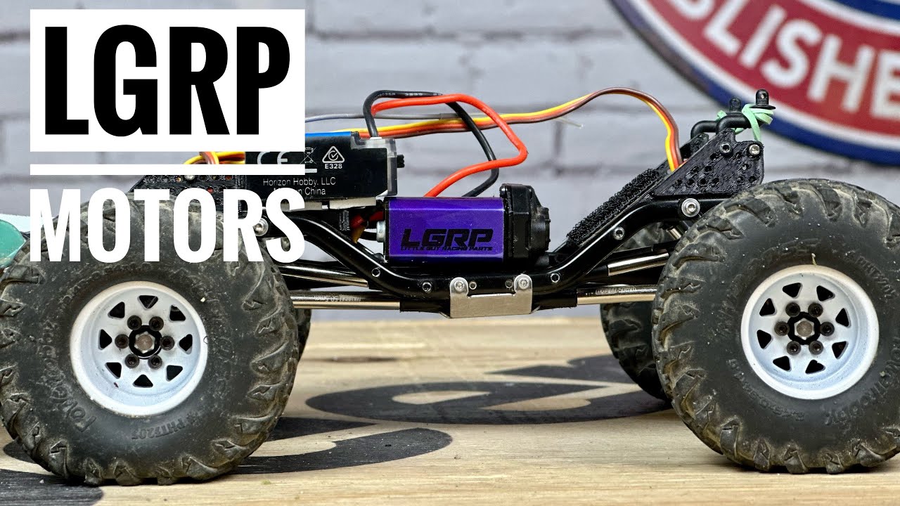 NEW MOTOR Options for the Axial SCX24 - Testing the NEW LGRP Brushed Motors!