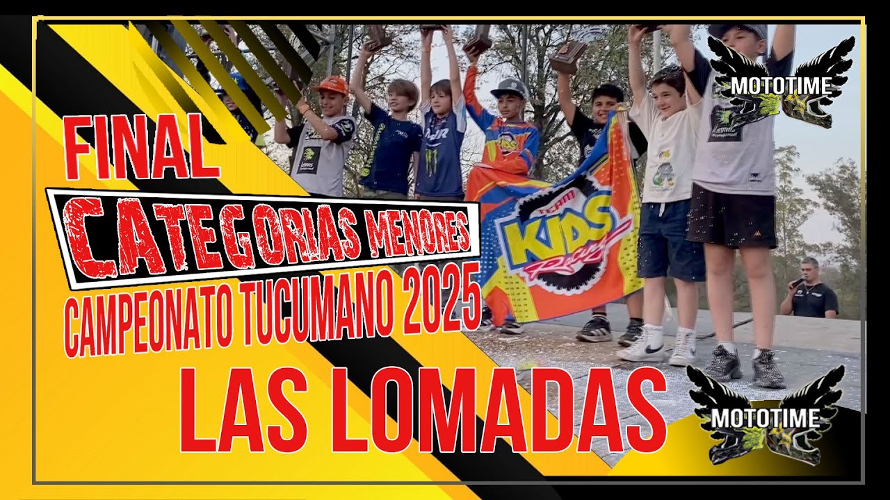 Categorías menores del enduro tucumano 2025 final de campeonato LAS LOMADAS