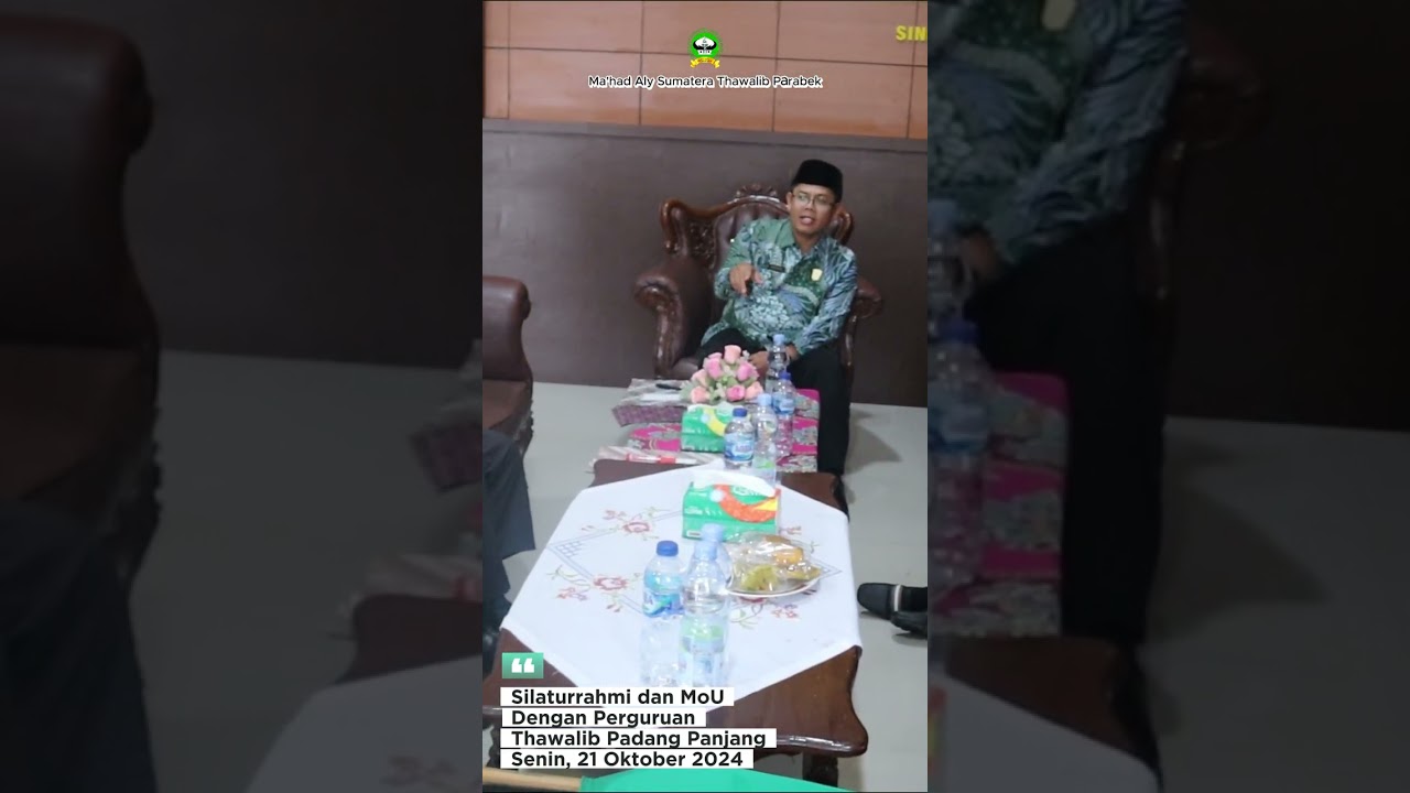 MoU Ma'had Aly Sumatera Thawalib Parabek dengan Perguruan Thawalib Padang Panjang