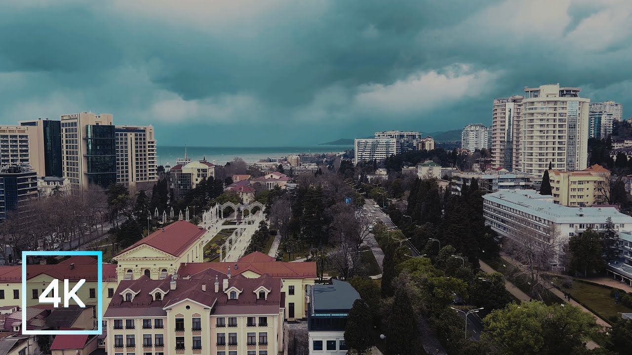 Sochi City Ambience 2024: Elevated View, City Sounds
