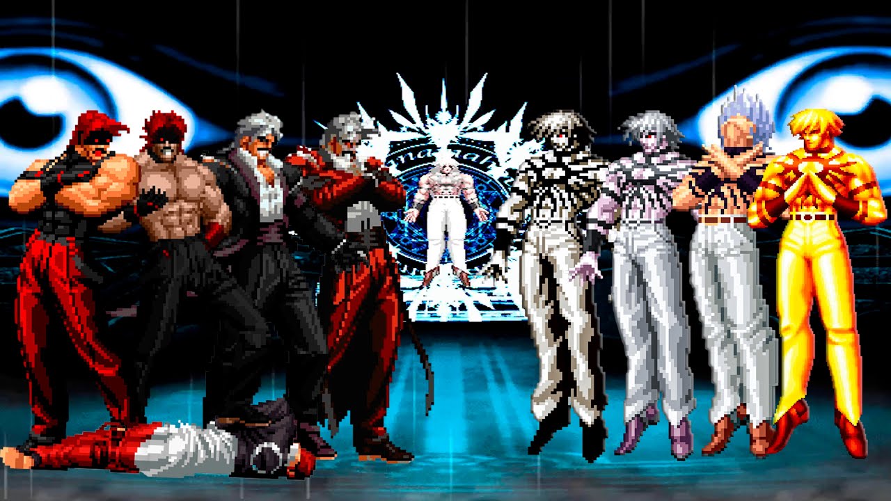 [KOF Mugen] Rugal Bernstein Team vs Orochi Team
