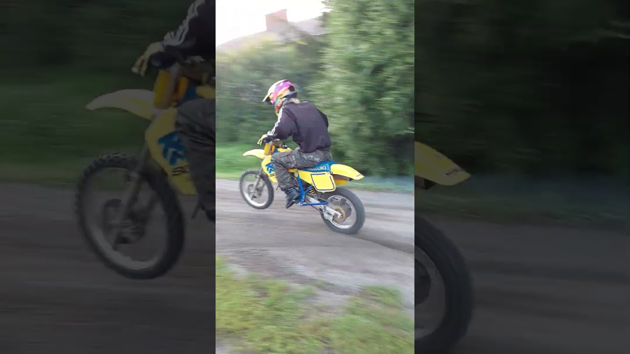 Suzuki RM80 1990 Take off 