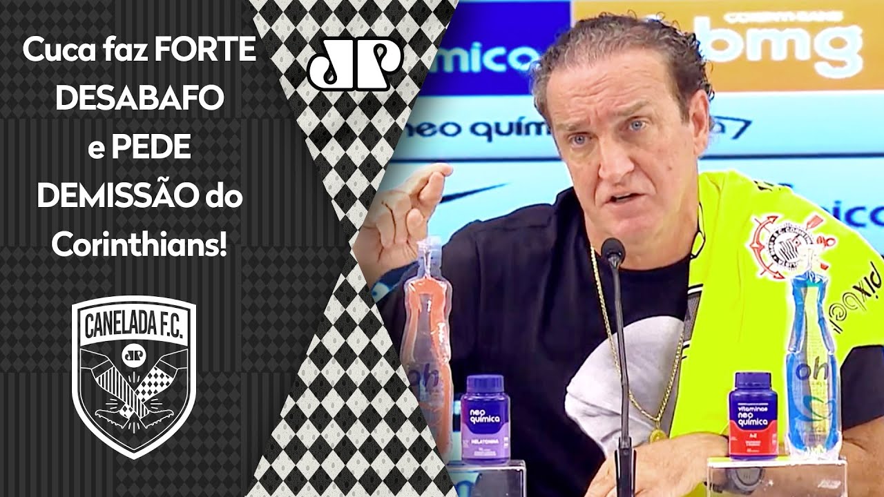 DESABAFOU! OLHA o que Cuca FALOU ao PEDIR DEMISS&Atilde;O do Corinthians!
