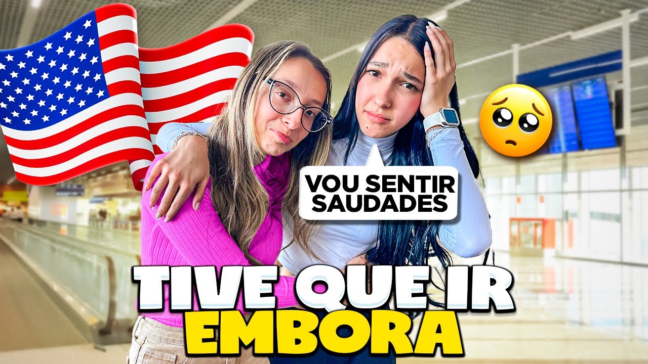 ACABOU… FUI EMBORA DA CASA DA LULUCA E VOLTEI PROS EUA 😭
