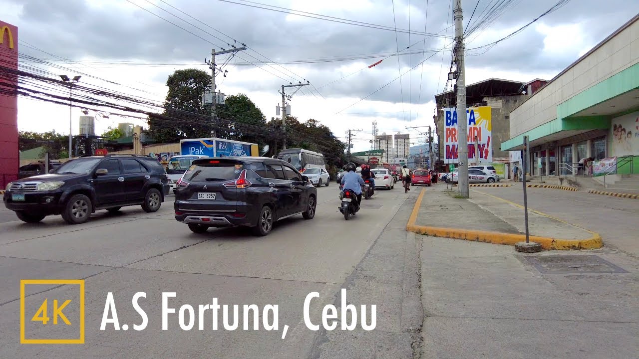 A.S Fortuna Street, Cebu, Philippines【4K】